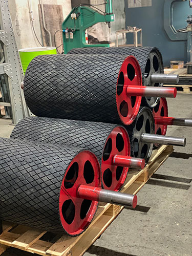 Футеровка приводных барабанов